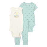Ensemble 3 pièces bus pour bébé garçon
