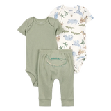 Ensemble 3 pièces alligator pour bébé garçon