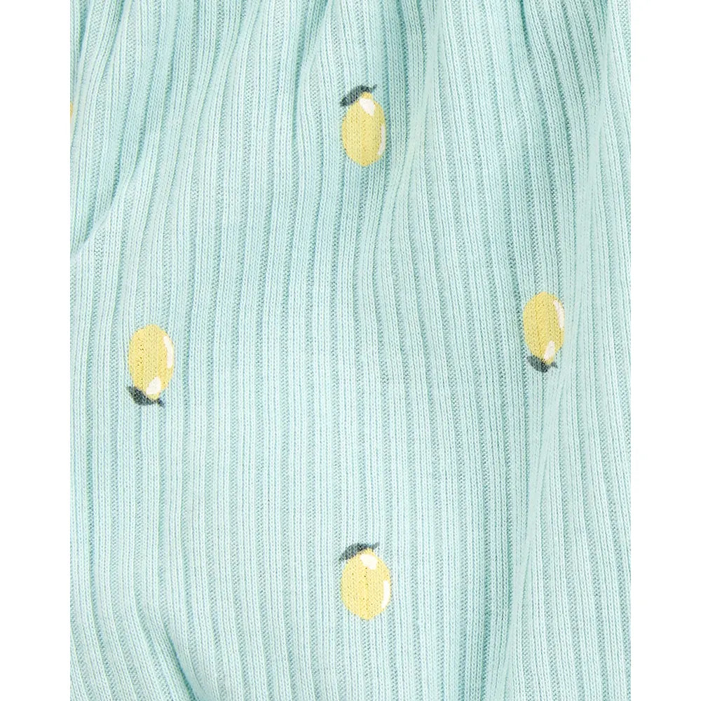 Lot de 2 Shorts Bébé Fille Carter's - Bleu & Jaune