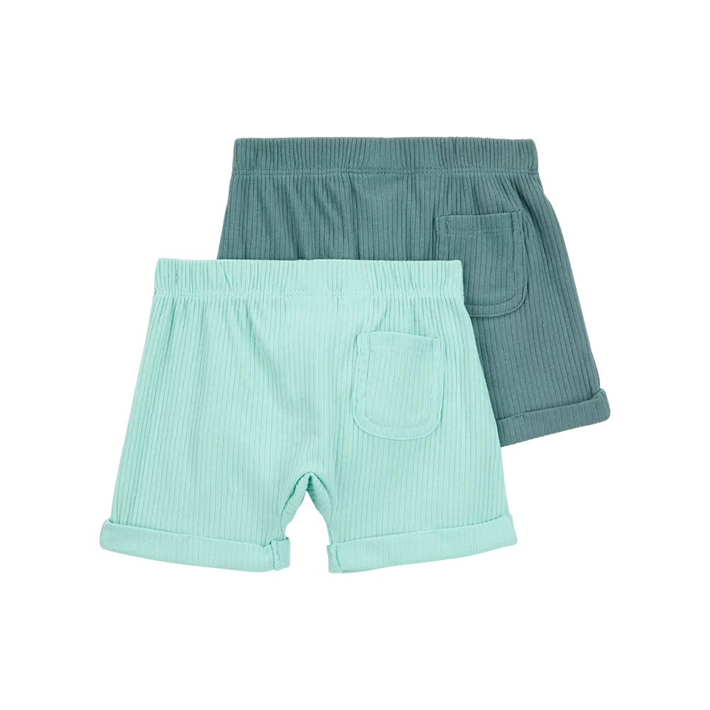 Carter's Set of 2 Baby Boy Shorts - Blue