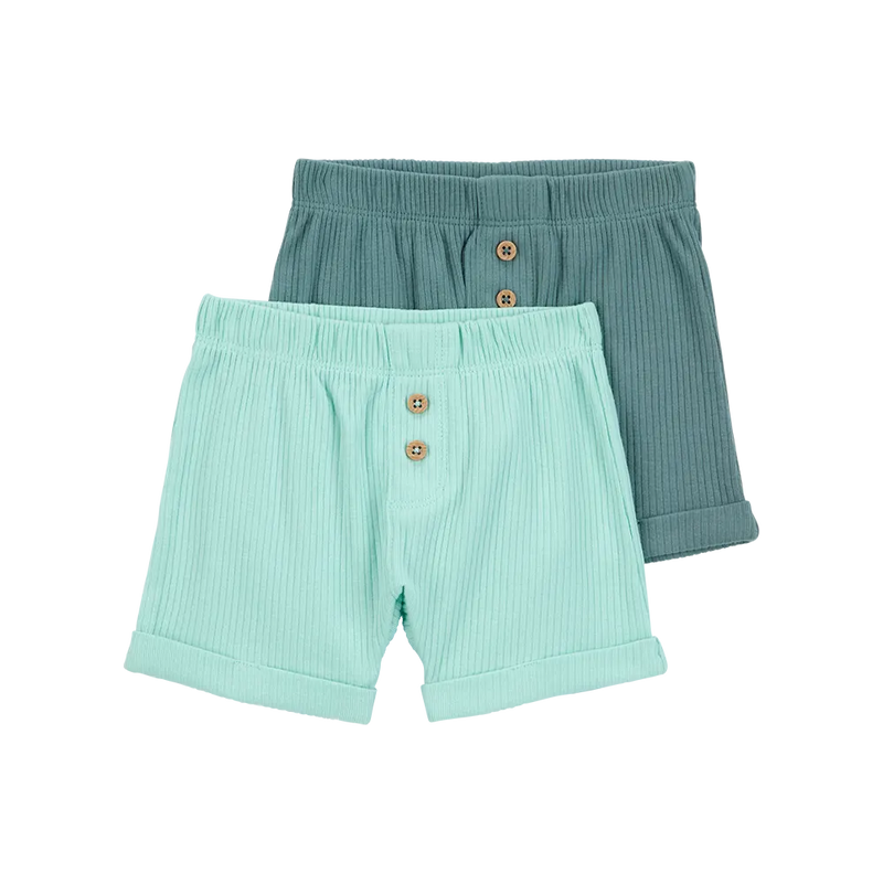 Carter's Set of 2 Baby Boy Shorts - Blue
