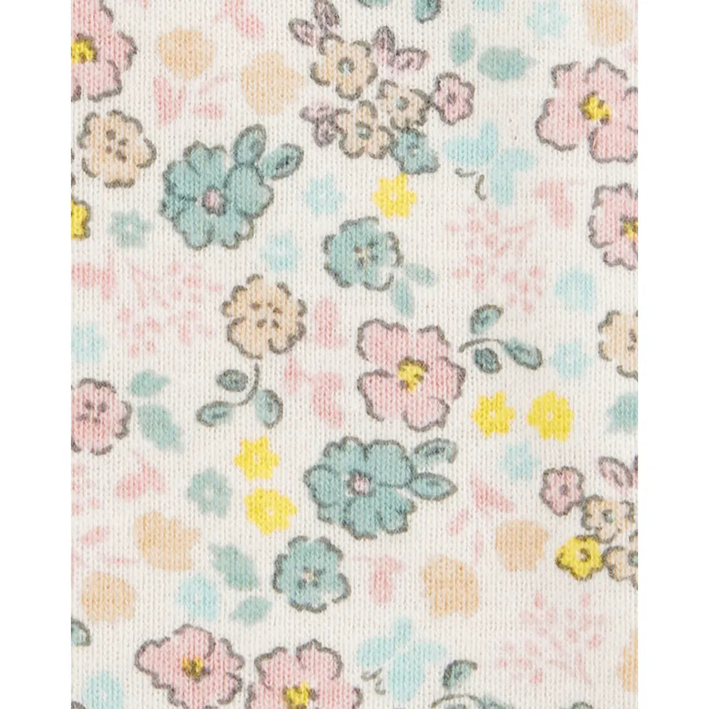Lot de 5 Bodies Bébé Fille Carter's - Citron