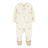 Pyjama dors-bien zippé lapin bébé - Coton