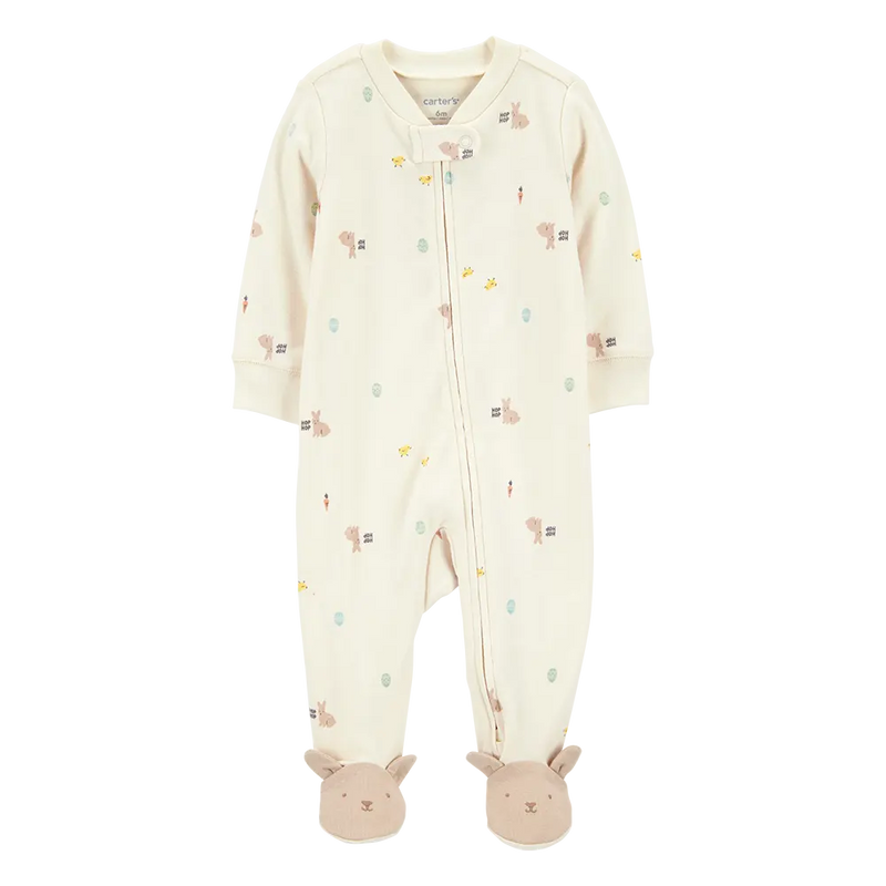 Grenouillère en Coton Zippé Bébé Carter's - Lapin
