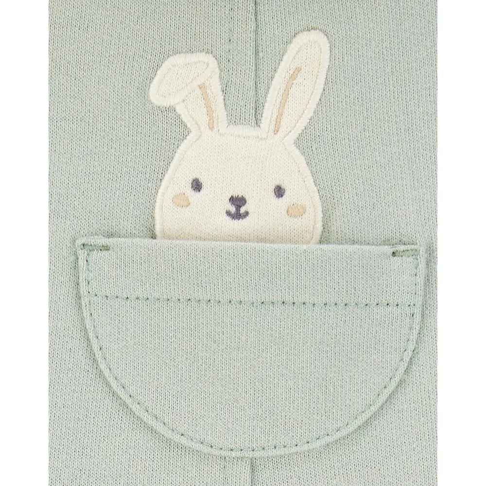 T-shirt & Salopette Courte Bébé Carter's - Lapin