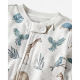 Pyjama dors-bien en coton bio - Imprimé safari