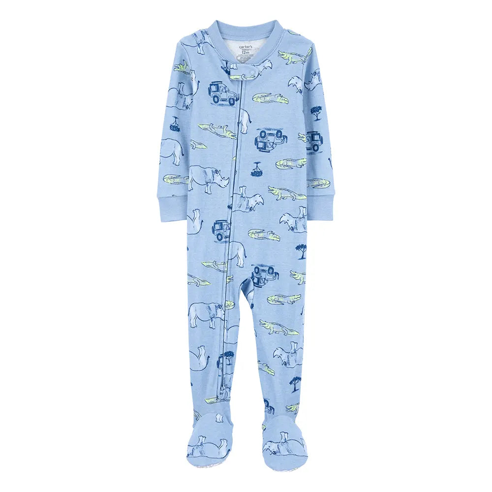 Pyjama dors-bien safari bébé garçon - 100% Coton