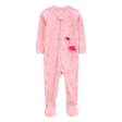 Pyjama dors-bien flamant rose bébé fille - Coton