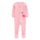 Pyjama dors-bien flamant rose bébé fille - Coton