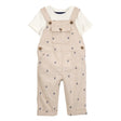 Ensemble salopette et t-shirt ancre bébé garçon