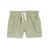 Ensemble 3 Pièces en Tricot Gaufré Bébé Garçon Carter's - Olive