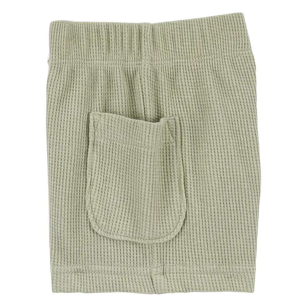 Ensemble 3 Pièces en Tricot Gaufré Bébé Garçon Carter's - Olive