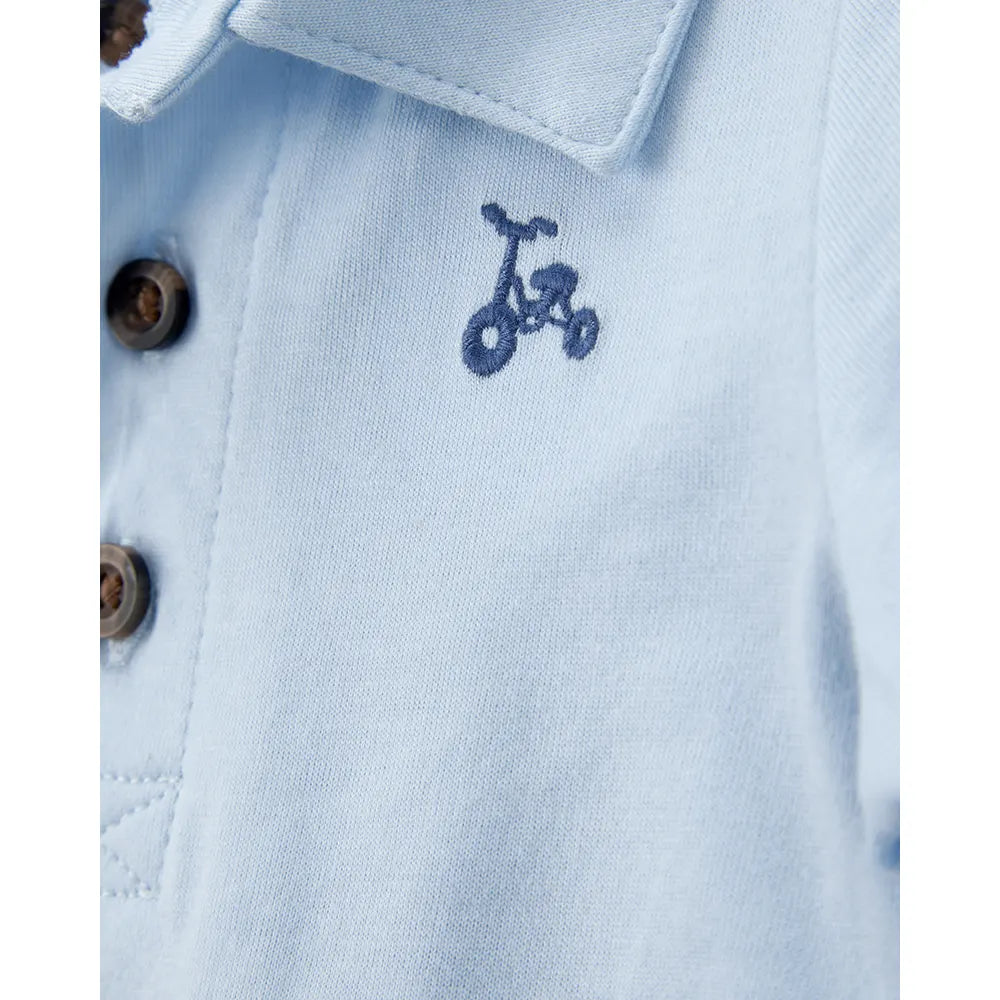 Ensemble 3 Pièces Polo Bébé Garçon Carter's - Bleu