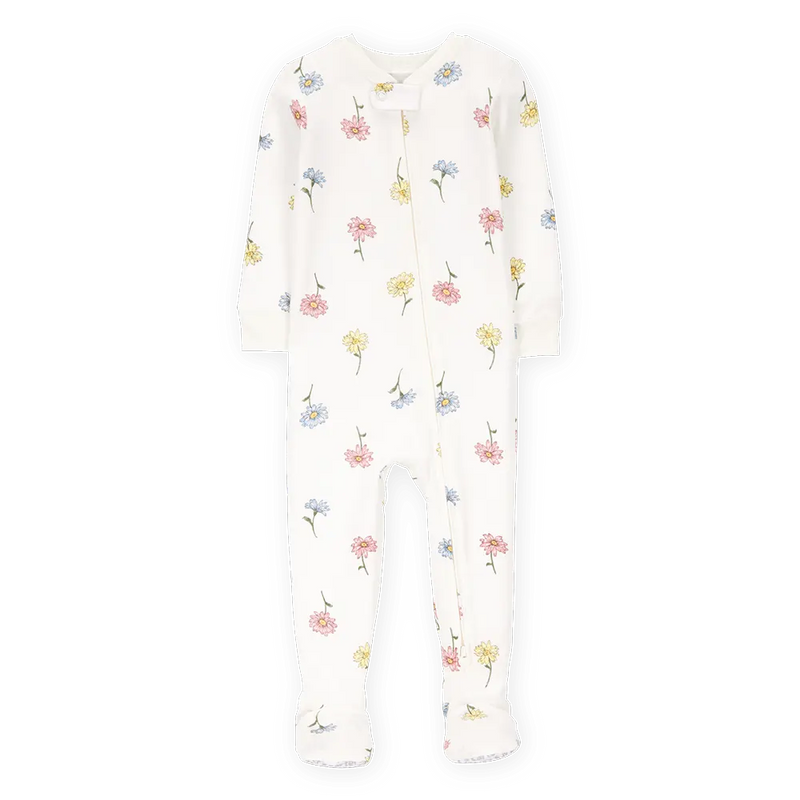 Pyjama dors-bien PurelySoft floral bébé fille
