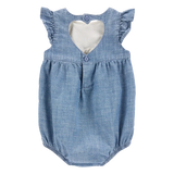 Barboteuse à Bulles Cœur Bébé Fille OshKosh - Bleu