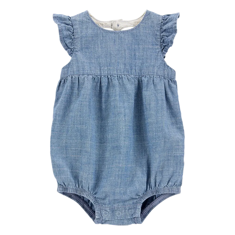 Barboteuse à Bulles Cœur Bébé Fille OshKosh - Bleu