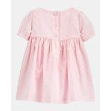 Robe Babydoll Texturée Bébé Fille OshKosh - Rose