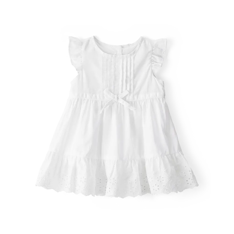 OshKosh Baby Girl Textured Eyelet Dress - White