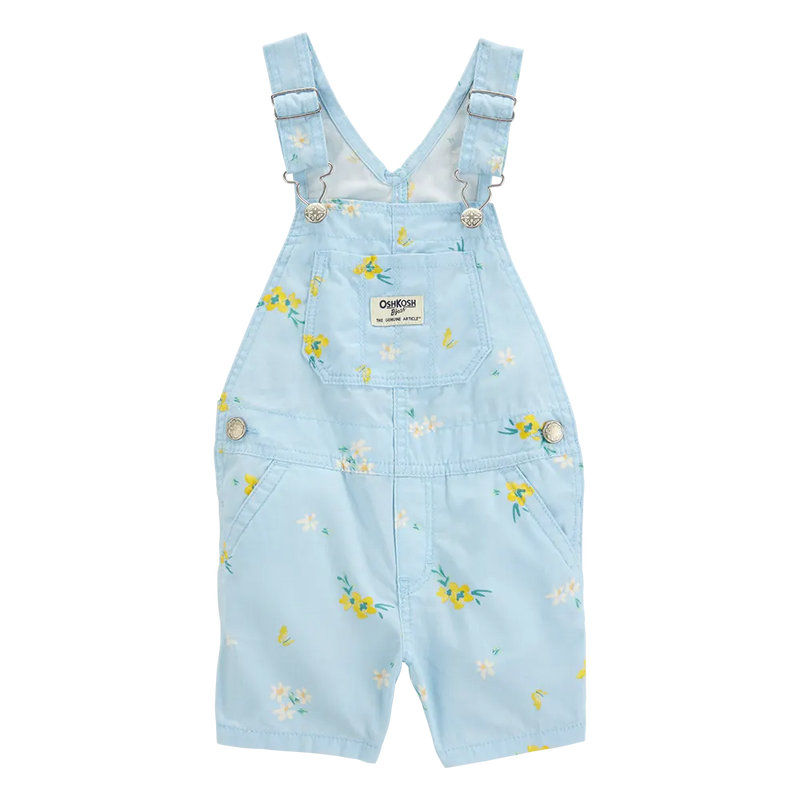 Salopette courte à rayures florales bébé fille - OshKosh