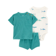 Ensemble 3 pièces requin pour bébé garçon
