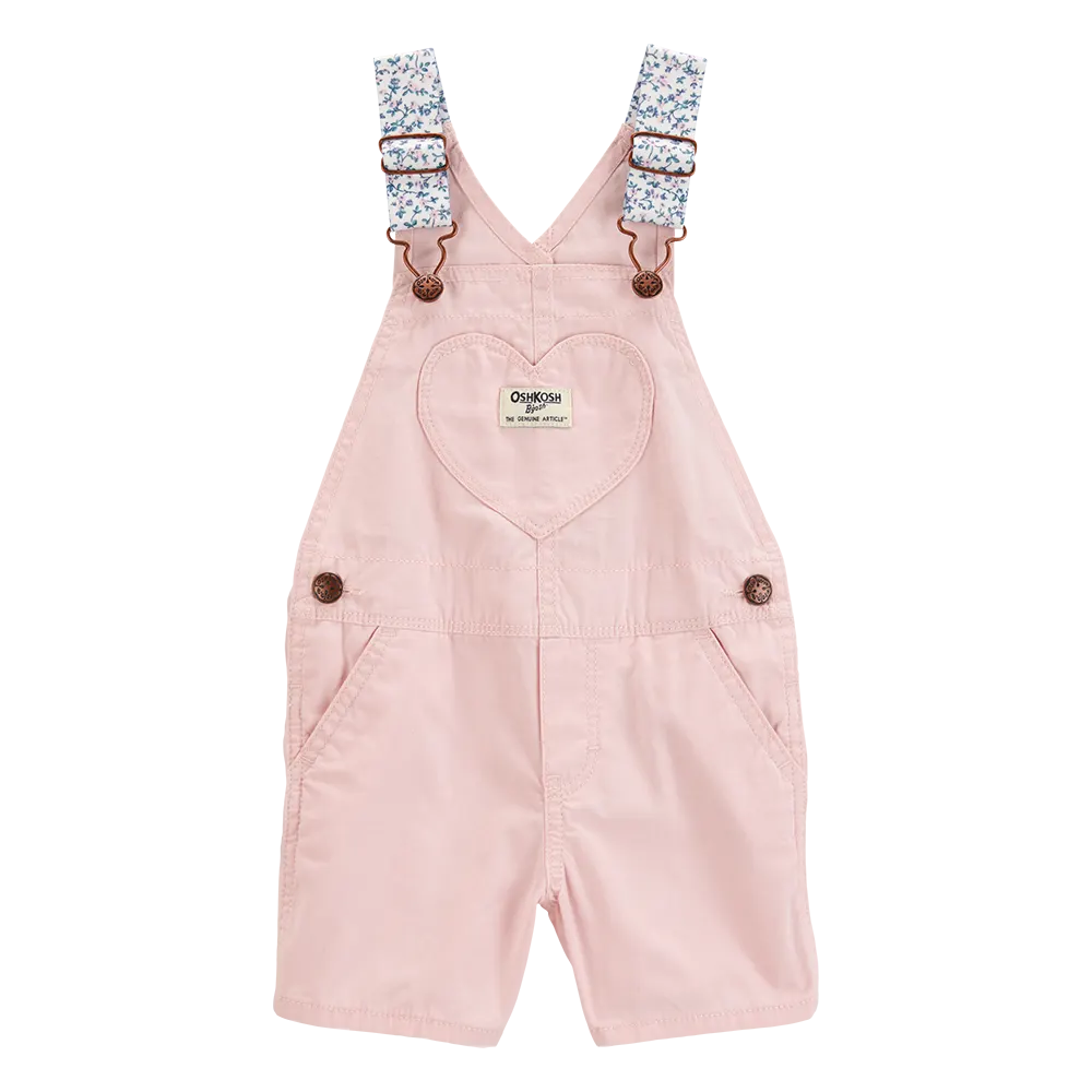 Salopette courte à cœur bébé fille - OshKosh Rose