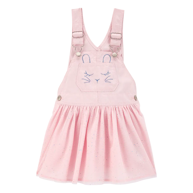 Robe-salopette à Paillettes Bébé Fille OshKosh - Lapin