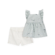 Ensemble débardeur et short imprimé bébé fille