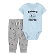 Ensemble body et pantalon bébé garçon "Papa"