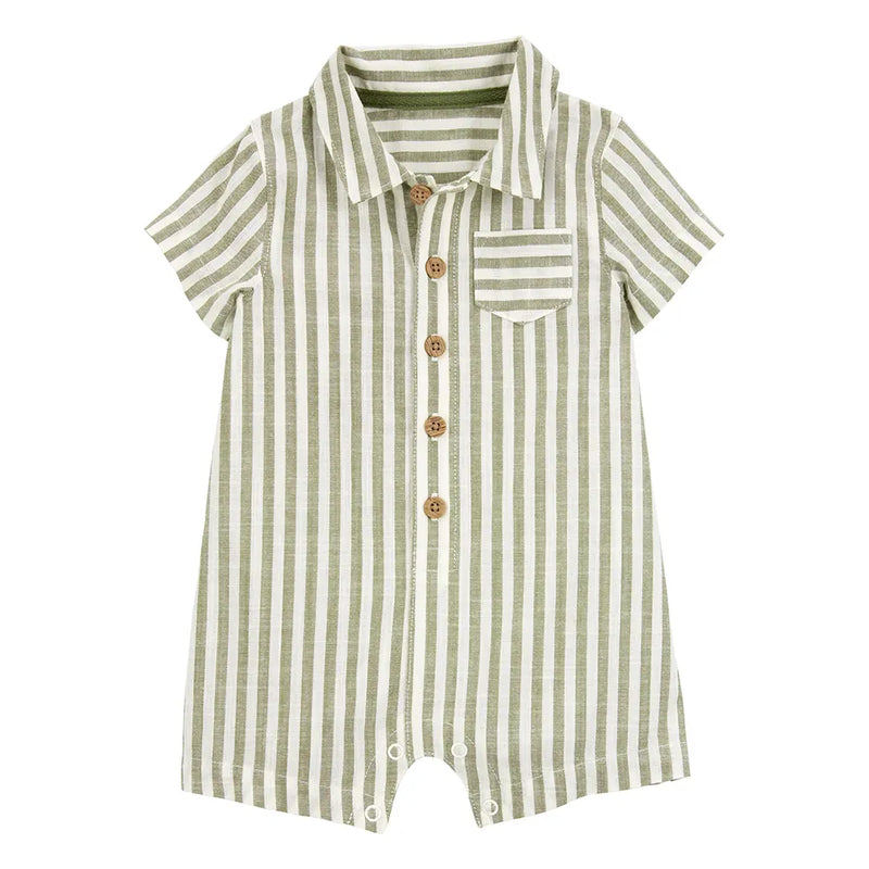 Barboteuse Rayée Bébé Garçon Carter's - Vert