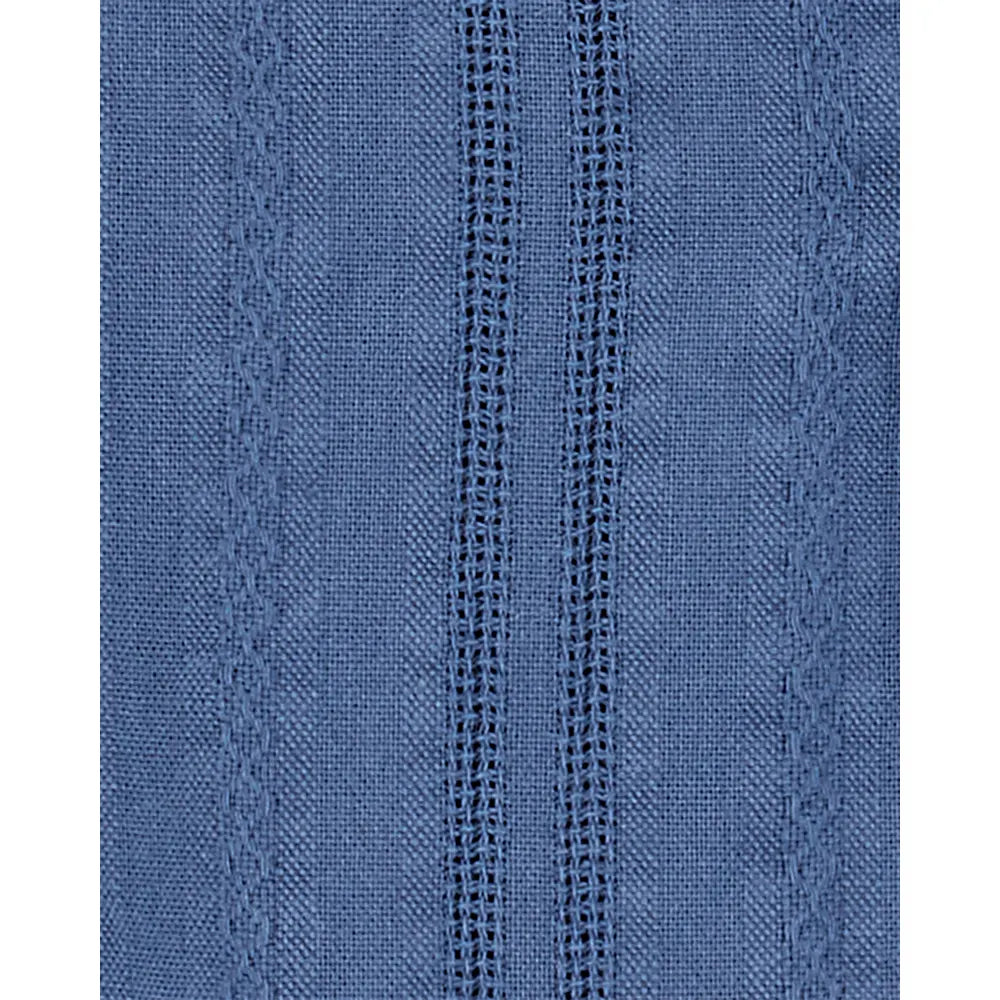 Barboteuse Boutonnée en Coton Bébé Garçon Carter's - Bleu