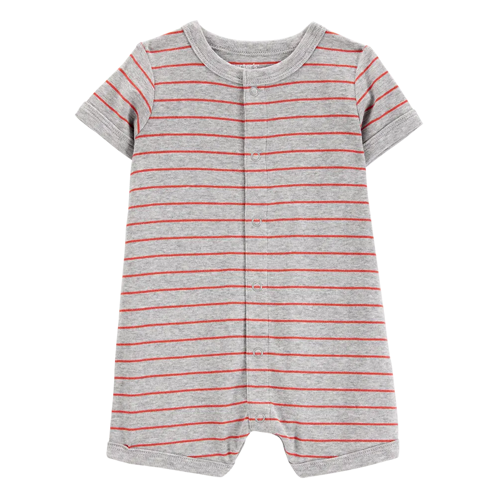 Barboteuse rayée crabe bébé garçon - Coton mélangé