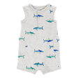 Barboteuse en coton mélangé poisson bébé garçon