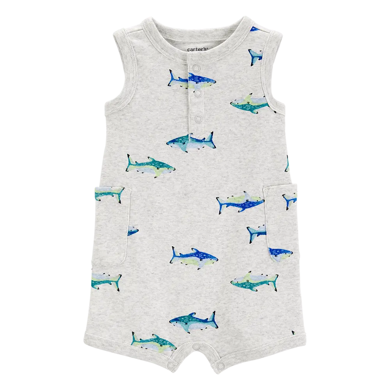 Barboteuse en Coton Bébé Garçon Carter's - Poisson