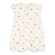Barboteuse en coton imprimé tomate bébé fille