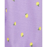 Barboteuse à Manches Courtes Bébé Fille Carter's - Citron
