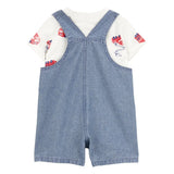 Salopette Courte & T-shirt Bébé Carter's - Pompier