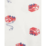 Salopette Courte & T-shirt Bébé Carter's - Pompier