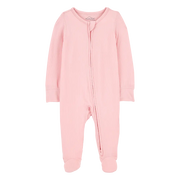Pyjama dors-bien PurelySoft zippé bébé fille - Rose