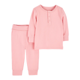 Ensemble 2 pièces PurelySoft bébé fille - Rose