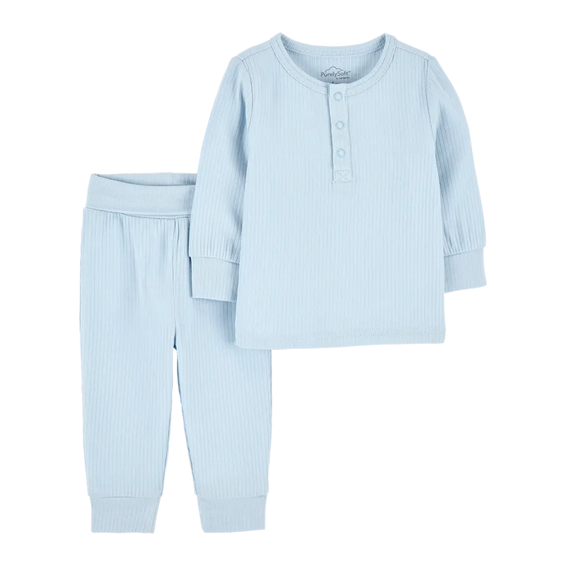 Ensemble 2 Pièces PurelySoft Bébé Garçon Carter's - Bleu
