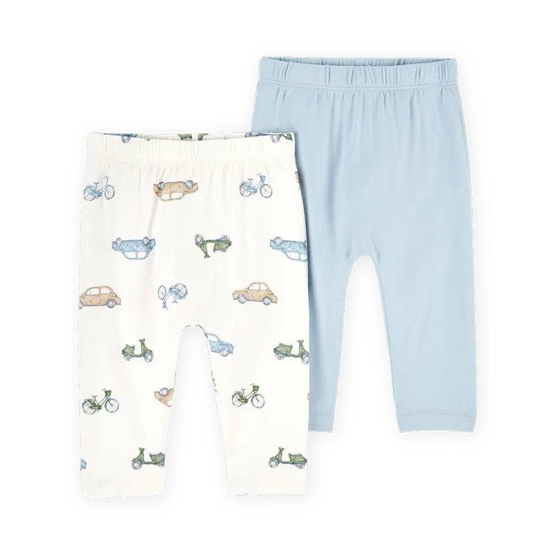 Carter's Baby Boy 2-Pack PurelySoft Pants - Blue & Ivory