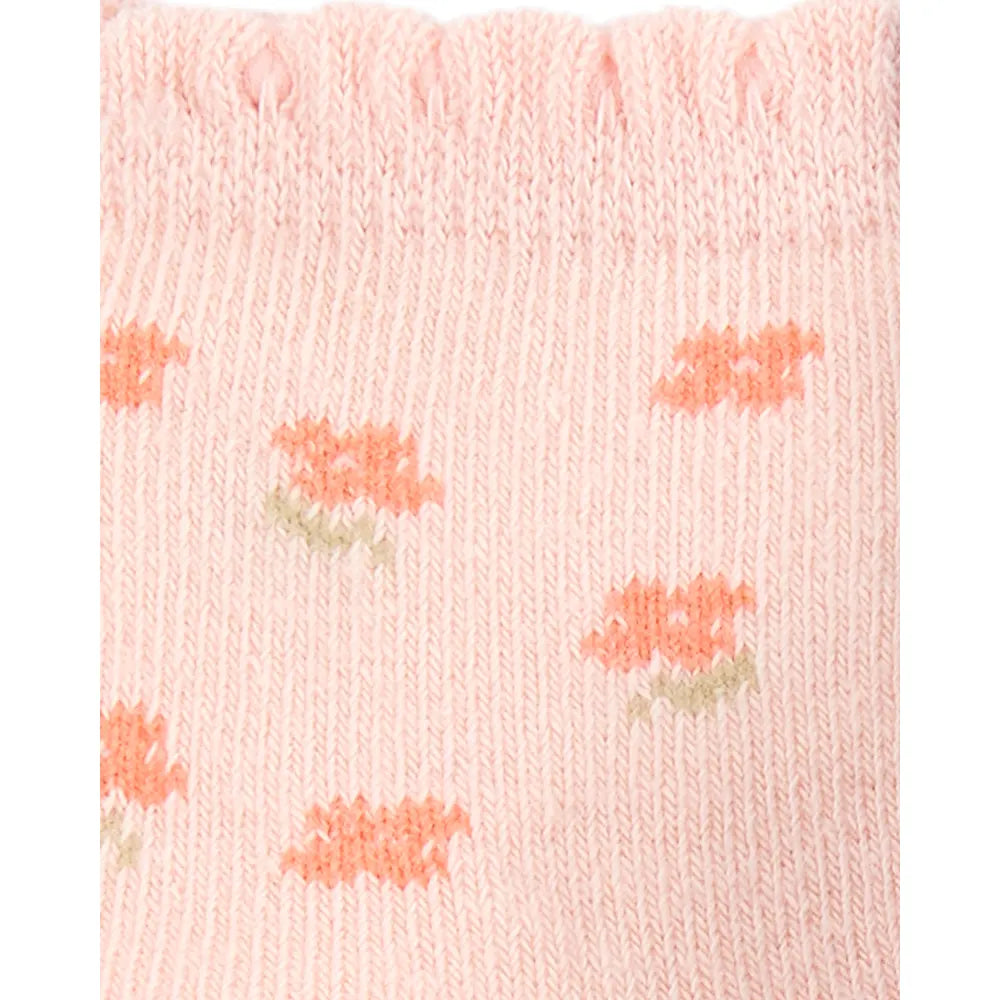 Lot de 6 paires de chaussons à volants bébé fille