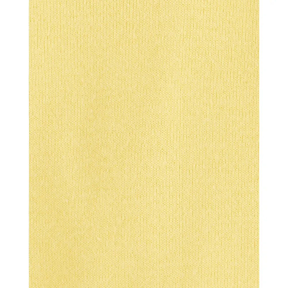 Ensemble body débardeur et short bébé fille - Jaune