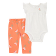 Ensemble body péplum et pantalon bébé fille