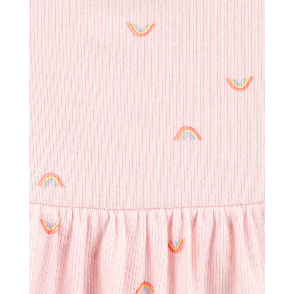 Body con peplo y pantalón para bebé niña Carter's - Arcoíris