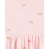 Body con peplo y pantalón para bebé niña Carter's - Arcoíris