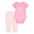 Ensemble body et pantalon "Maman" bébé fille