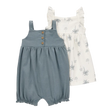 Lot 2 pièces robe et barboteuse bébé fille