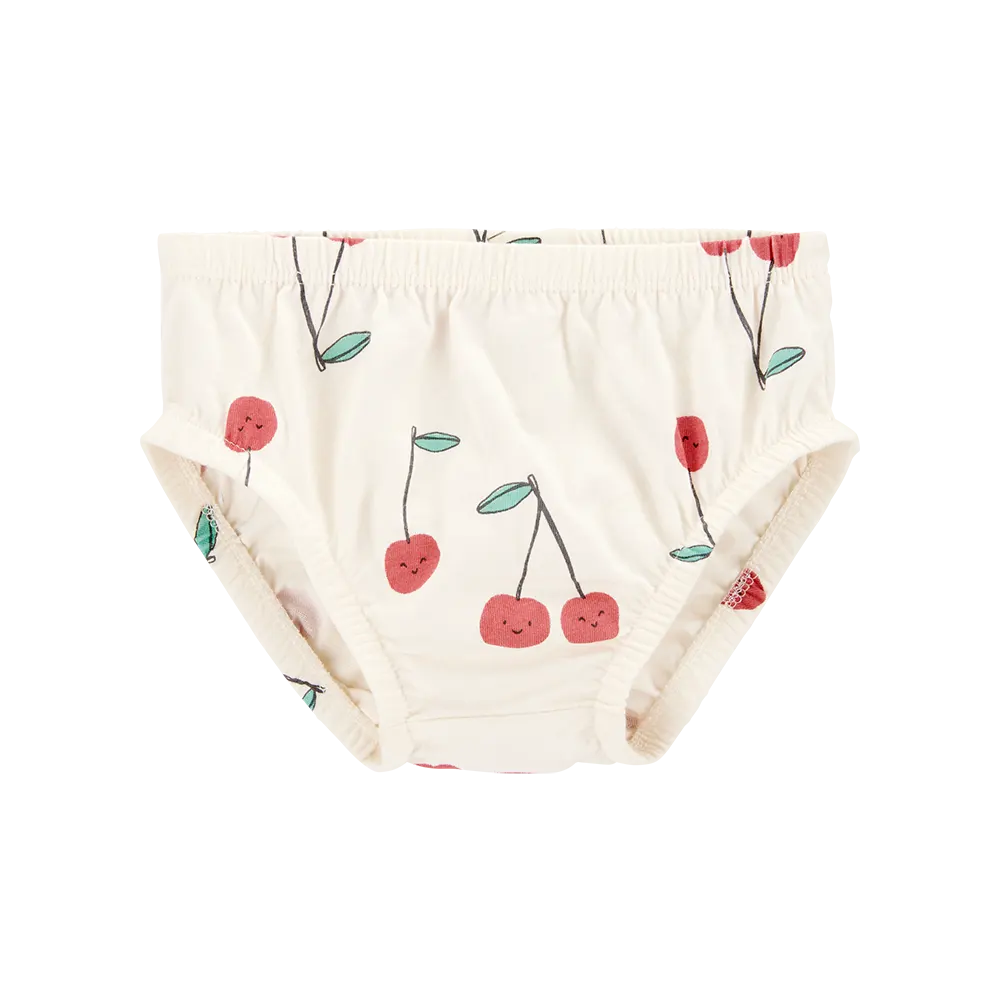 Conjunto de 2 piezas: vestido de cereza y mameluco a rayas para bebé niña Carter's