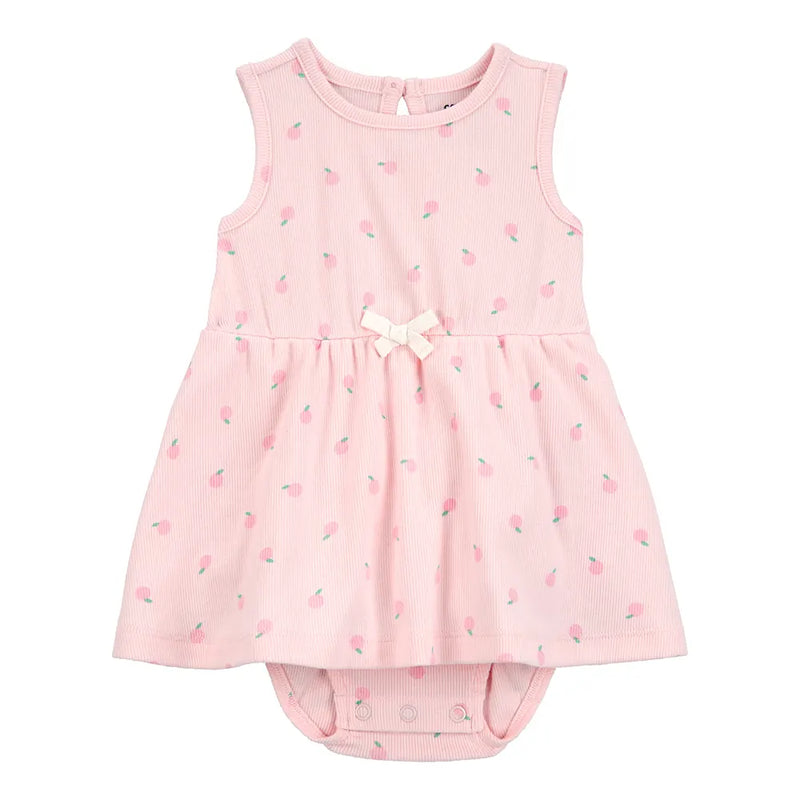 Carter's Baby Girl Bodysuit Dress - Peach Pink